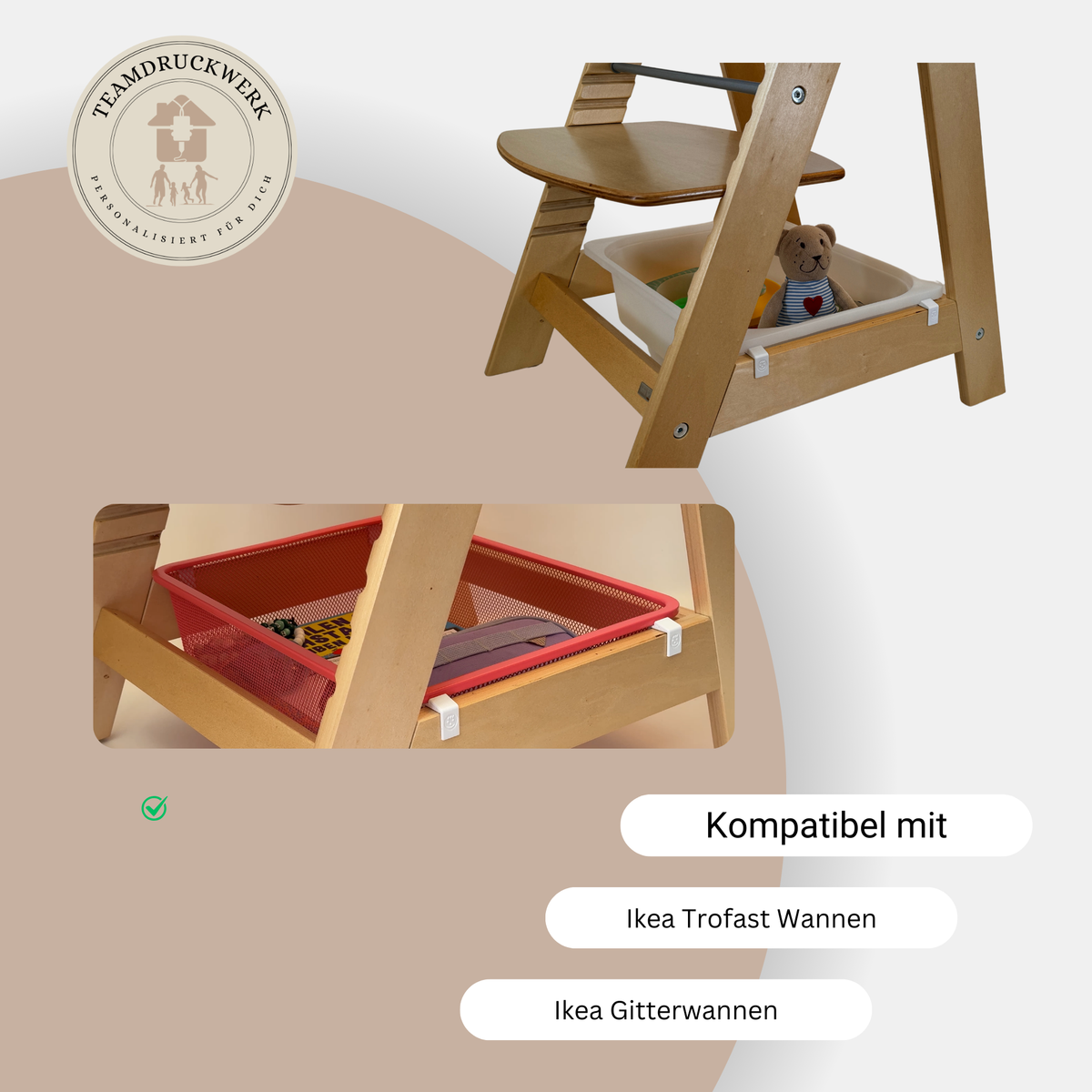 EmSoLi Trofast Adapter | Roba | Hochstuhl