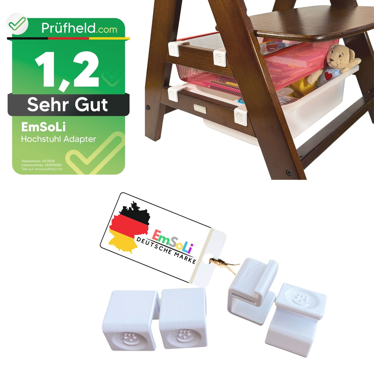 EmSoLi Trofast Adapter Smart | Hauck Alpha | Hochstuhl